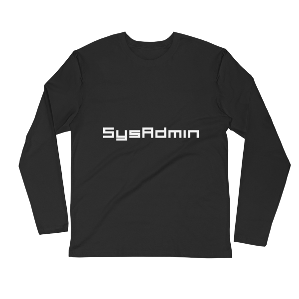 SysAdmin Long Sleeve Fitted Crew 2